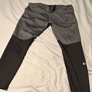 Nike Two-Tone Gray and Black Joggers